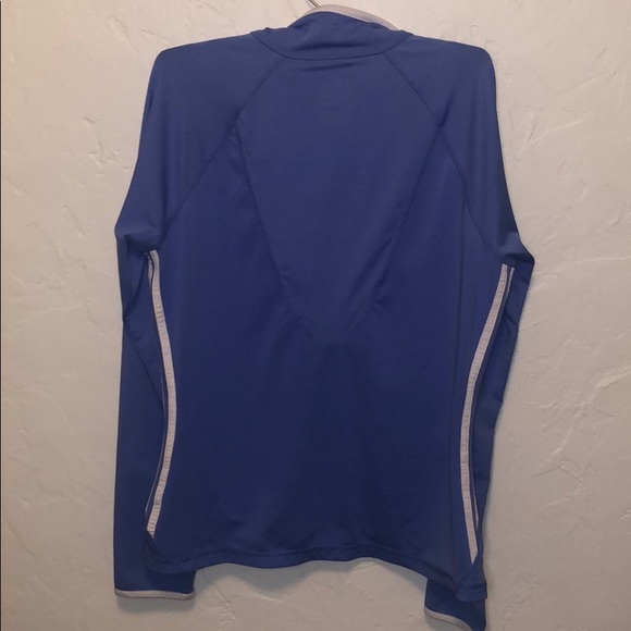 Women’s Adidas Full-zip Jacket Purple Blue Medium - Picture 5 of 6